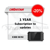 Годовая подписка обновлений X300 mini OBDStar со скидкой 20%
